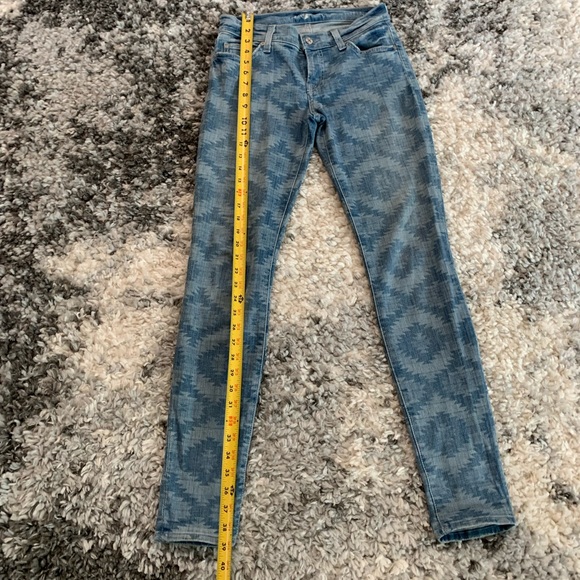 7 For All Mankind The Skinny Jeans Size 26 - Picture 12 of 16